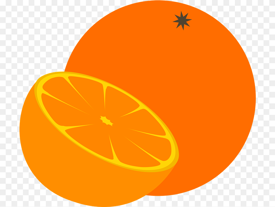Orange Citric Fruit Vector Graphic On Pixabay Vector Orange Fruit, Citrus Fruit, Food, Plant, Produce Free Transparent Png