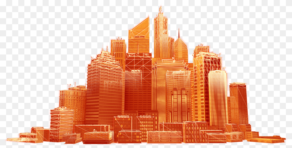 Orange City Image Skyscraper, Architecture, Building, High Rise, Metropolis Free Png Download