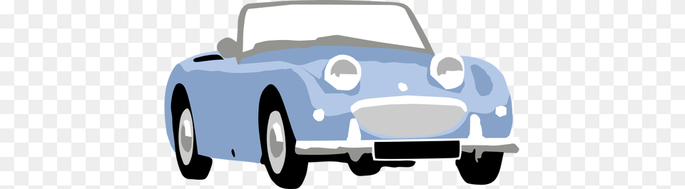 Orange Classic Car Vector Clip Art, Convertible, Transportation, Vehicle, Sports Car Free Png