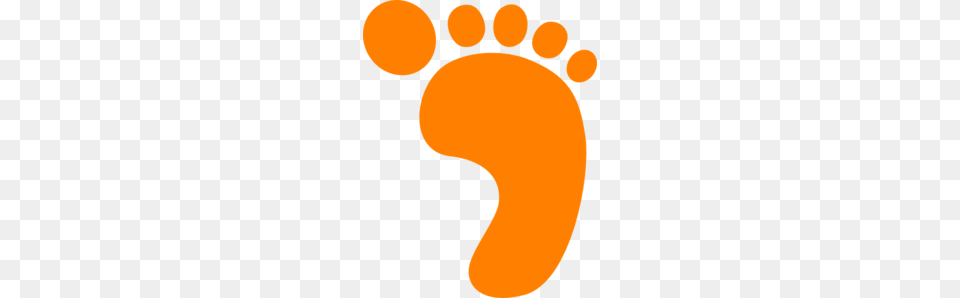 Orange Clip Art, Footprint Png
