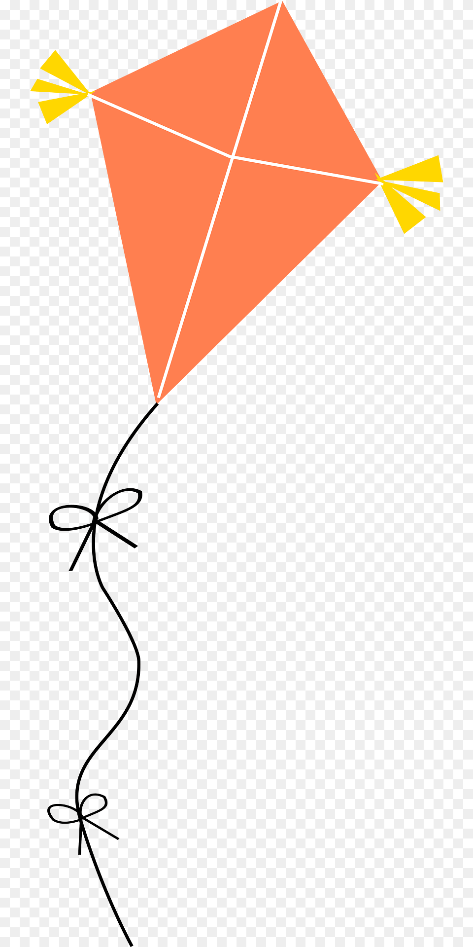 Orange Clipart, Toy, Kite Png Image
