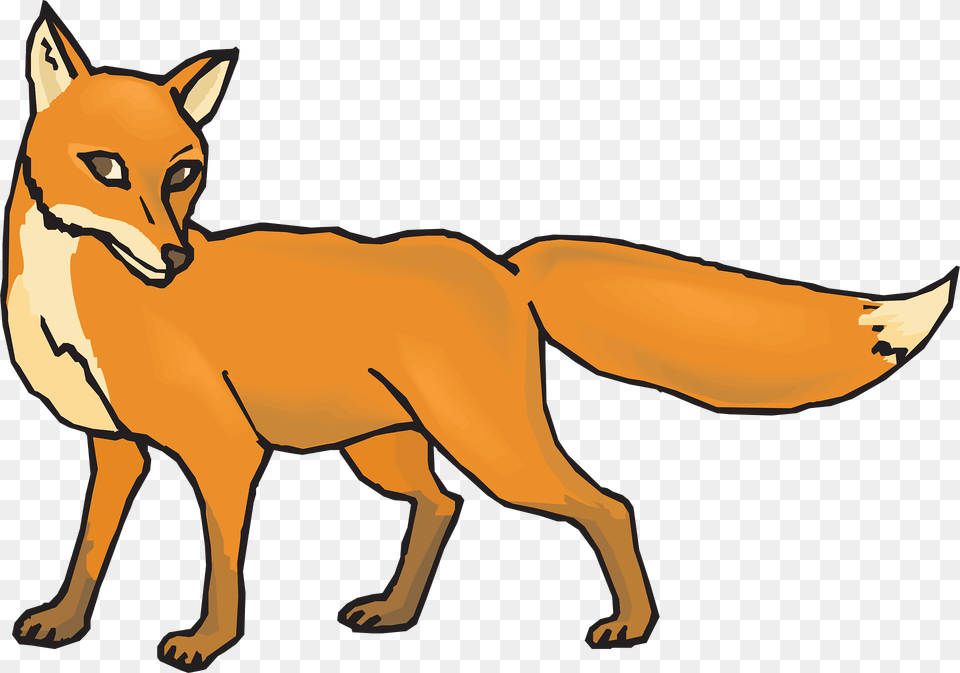 Orange Clipart, Animal, Canine, Fox, Mammal Png