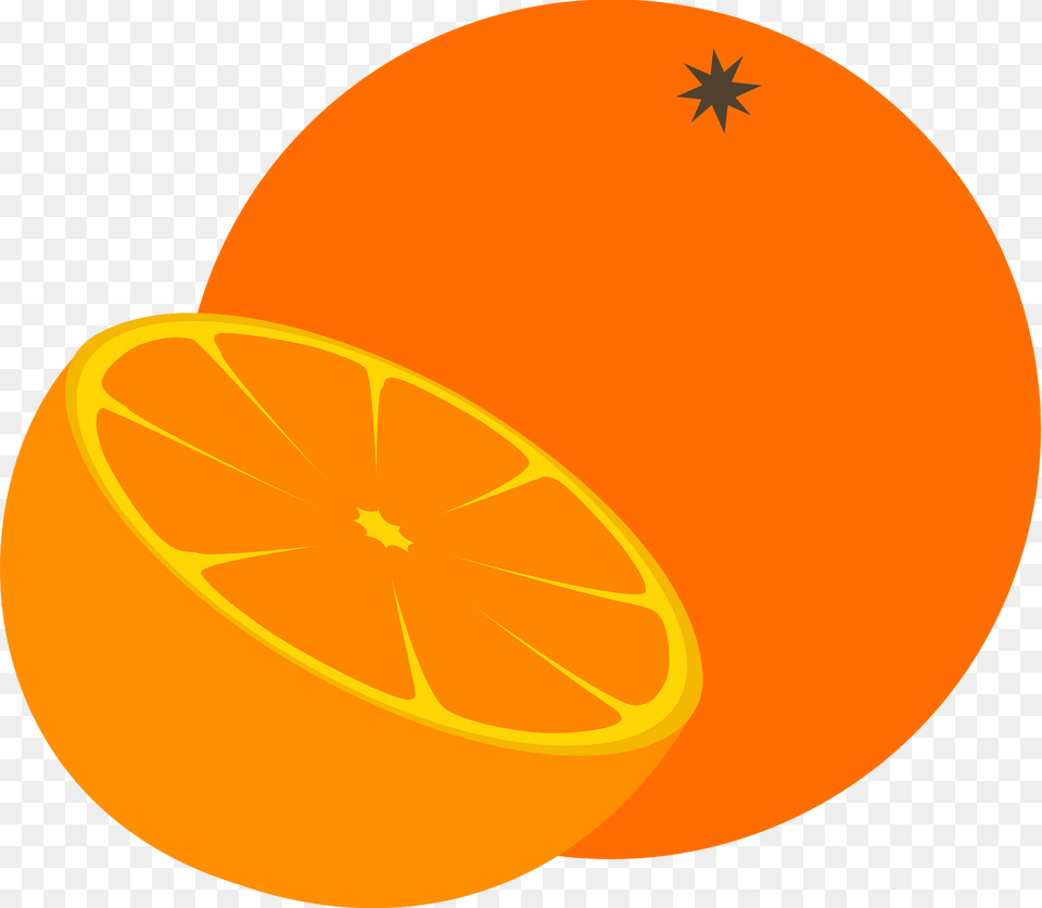 Orange Clipart, Citrus Fruit, Food, Fruit, Plant Free Png Download