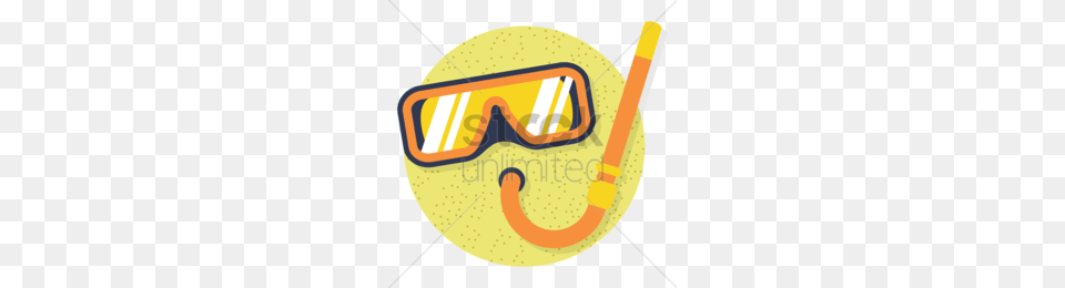 Orange Clipart Goggles Clip Art Illustration Yellow, Accessories Png Image