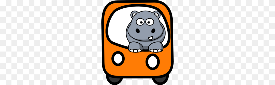 Orange Clipart Hippo, Animal, Bear, Mammal, Wildlife Free Png