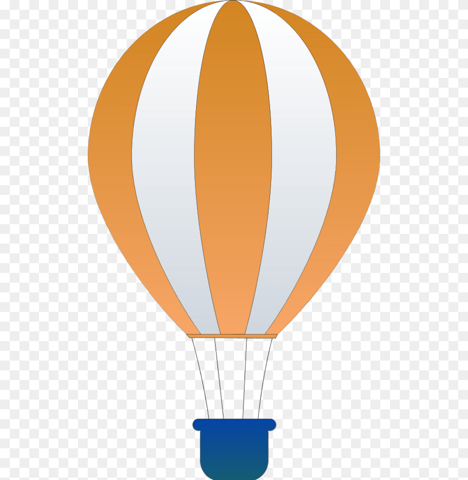 Orange Clipart Hot Air Balloon, Aircraft, Hot Air Balloon, Transportation, Vehicle Free Png Download
