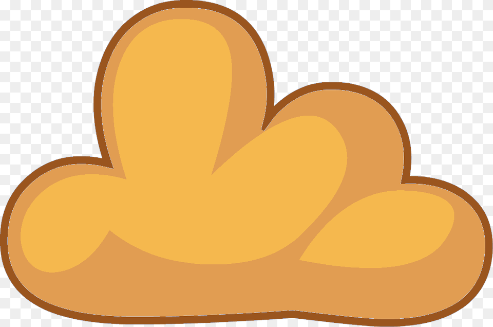 Orange Cloudy Without Bandages Bfb Orange Cloudy Body, Bread, Food Png