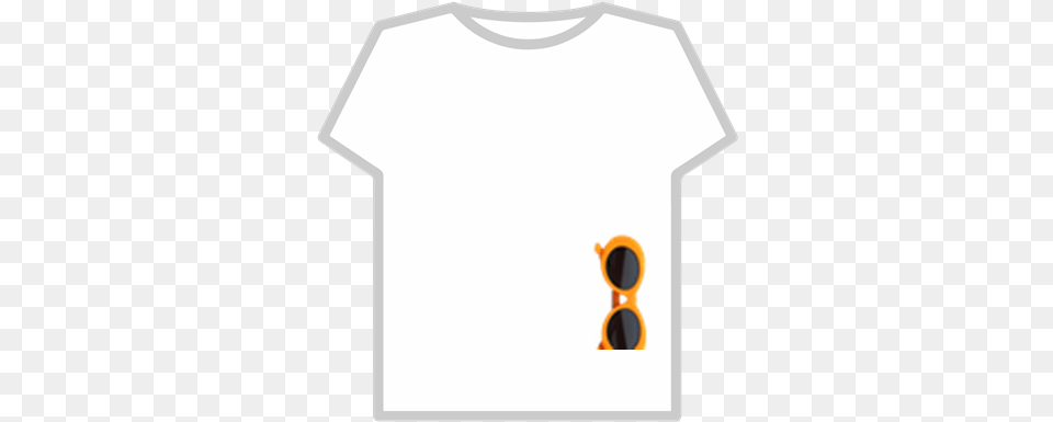 Orange Clout Goggles Tucked Roblox Gun T Shirt, Clothing, T-shirt Png Image