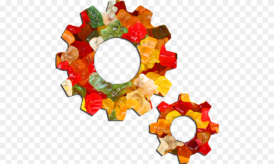 Orange Cogs Hi Gummy Manufacturing, Accessories, Jewelry, Food, Sweets Png