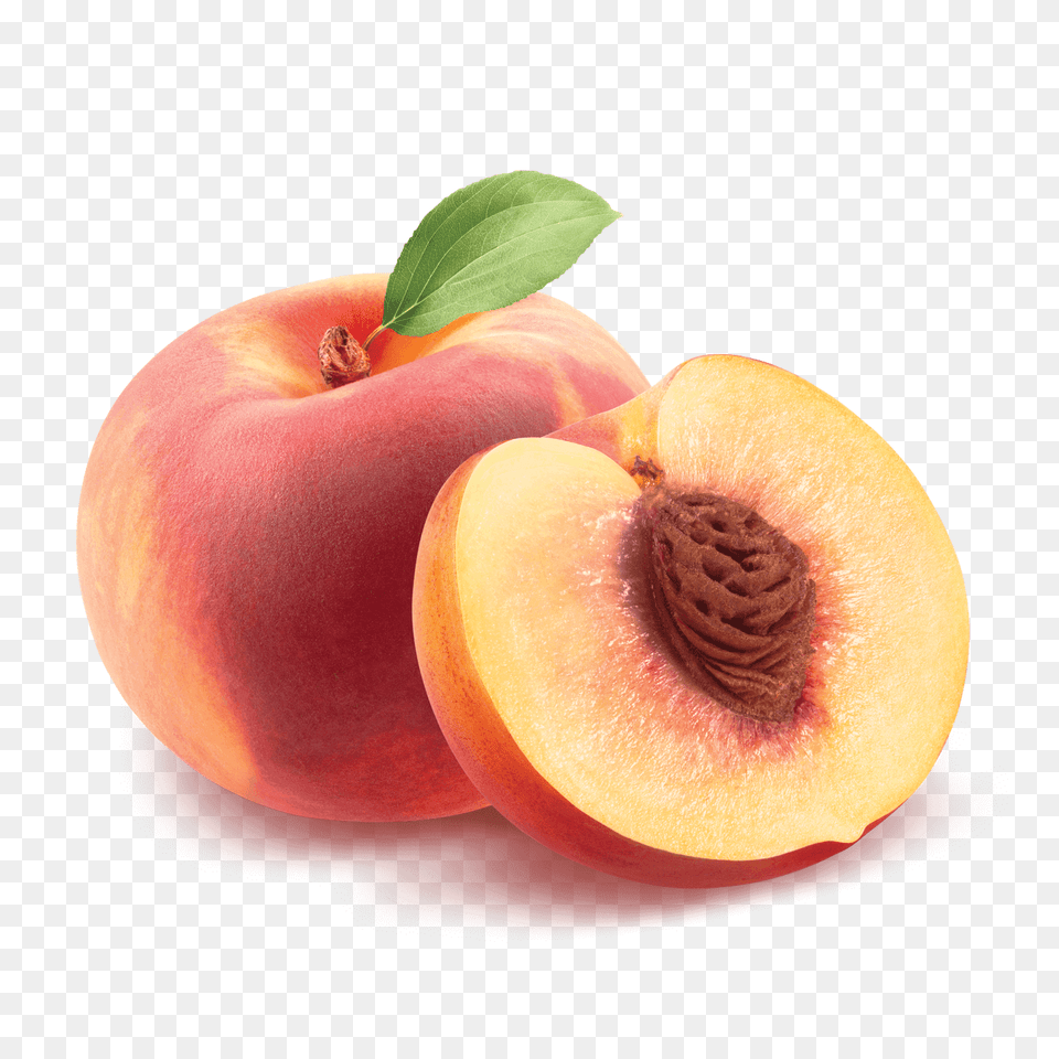 Orange Colored Peaches, Food, Fruit, Peach, Plant Free Png Download