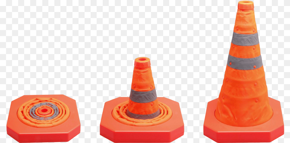 Orange Cone Solid Png