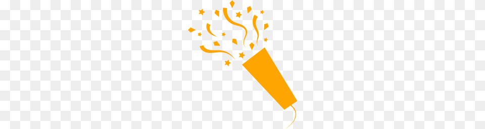 Orange Confetti Icon, Art Free Png Download
