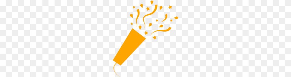 Orange Confetti Icon, Art Free Png Download