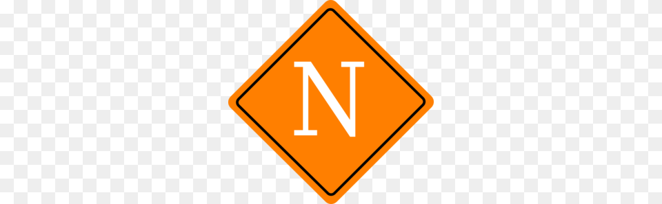 Orange Construction Sign Clip Art, Symbol, Road Sign Free Transparent Png