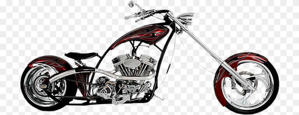 Orange County Choppers, Machine, Spoke, Motorcycle, Transportation Png Image