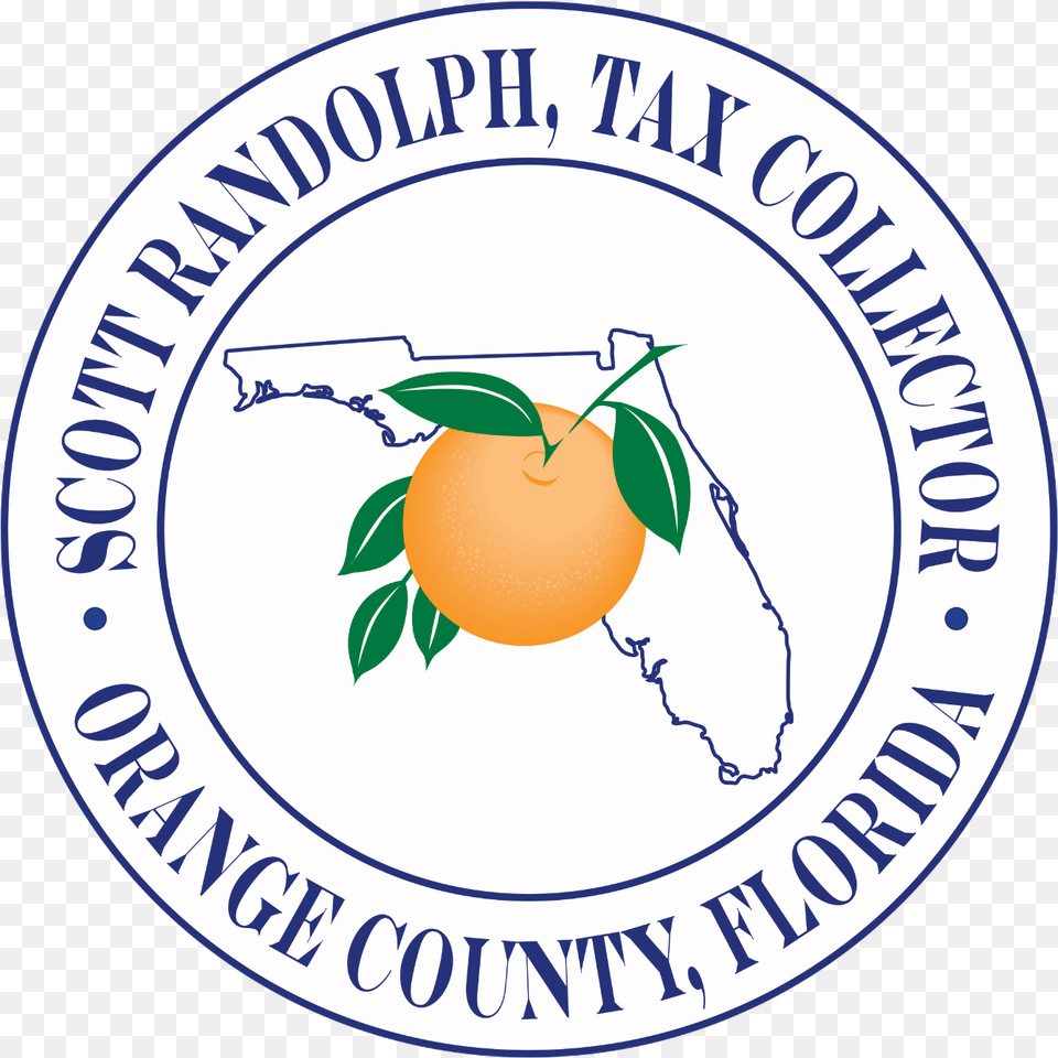 Orange County Florida Tax Collector Office Scott Randolph Orange County Tax Collector Logo, Food, Fruit, Plant, Produce Free Png