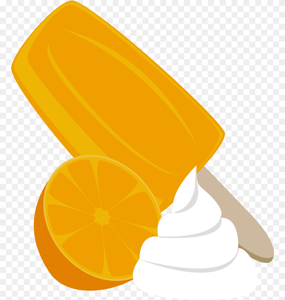 Orange Cream Cutie Mark Mlp Orange Cutie Mark, Dessert, Food, Ice Cream Free Transparent Png