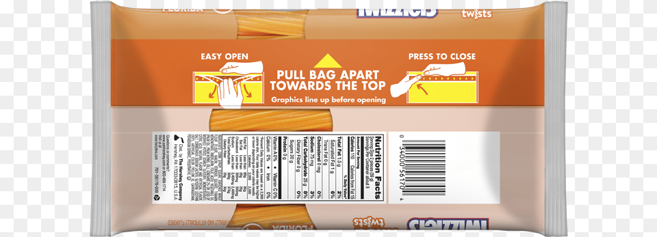 Orange Cream Pop Filled Twizzlers Hersheys Back Orange Cream Twizzlers Ingredients, Box, Text, Cardboard, Carton Free Png
