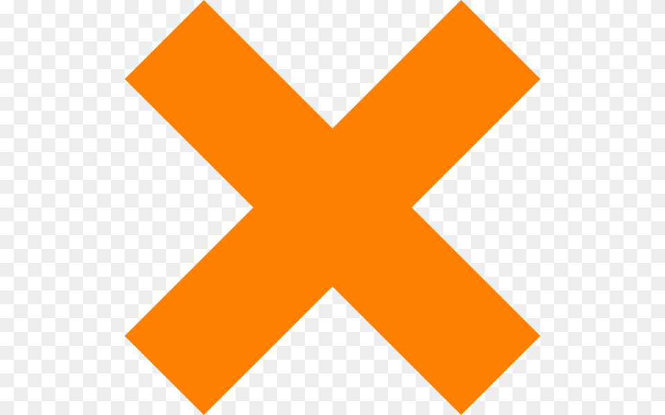 Orange Cross Clip Art, Symbol, Logo Free Png Download