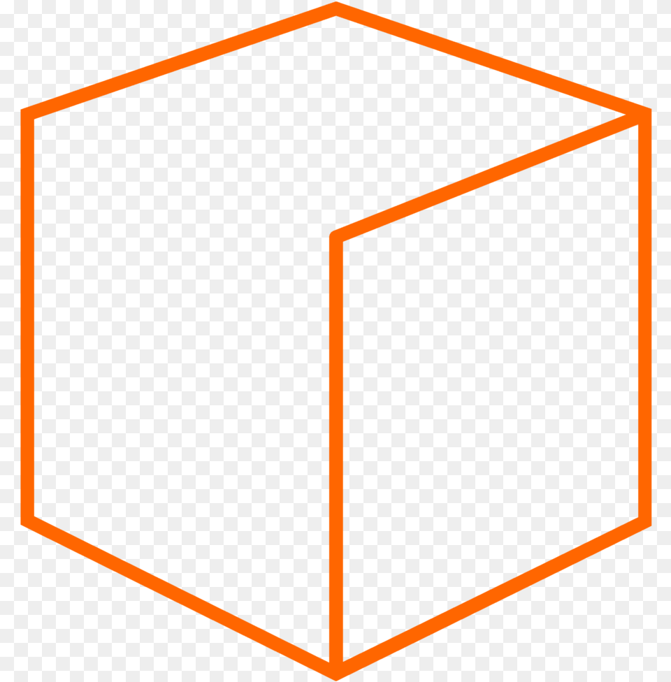 Orange Cube, Blackboard Free Transparent Png