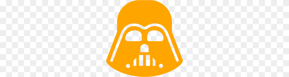 Orange Darth Vader Icon, Person Free Png
