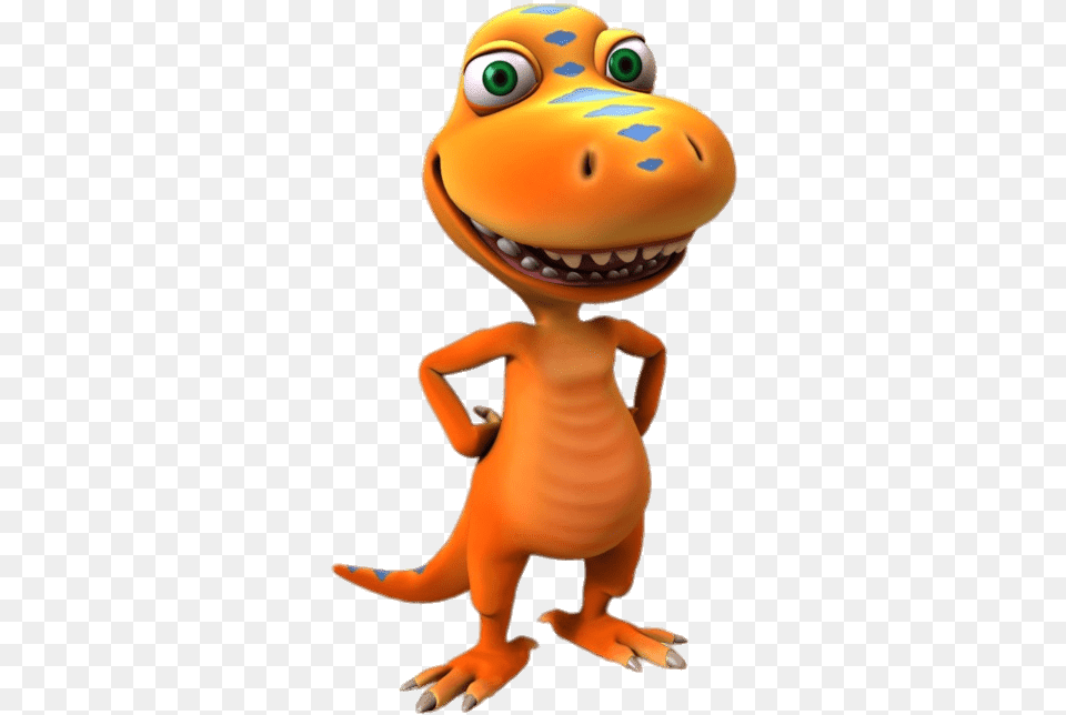 Orange Dinosaur From Dinosaur Train, Animal, Baby, Person, Wildlife Png Image