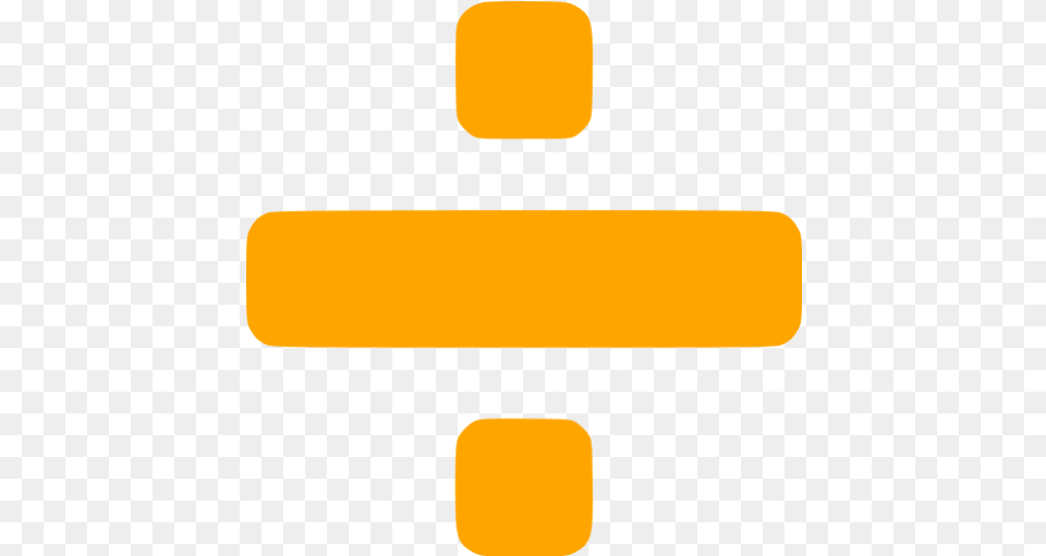 Orange Divide 2 Icon Free Orange Math Icons Orange Divide Sign Logo Png