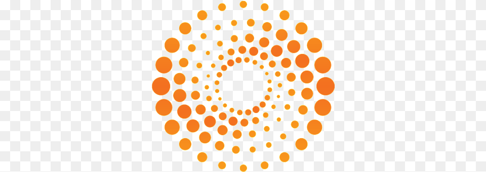 Orange Dots In A Circle Logo Thomson Reuters Logo, Spiral, Pattern, Coil, Lighting Free Transparent Png