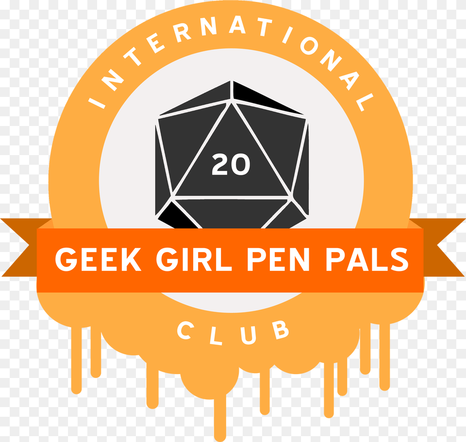 Orange Driplogo011 Geek Girl Pen Pals Graphic Design, Logo, Architecture, Building, Factory Free Png Download