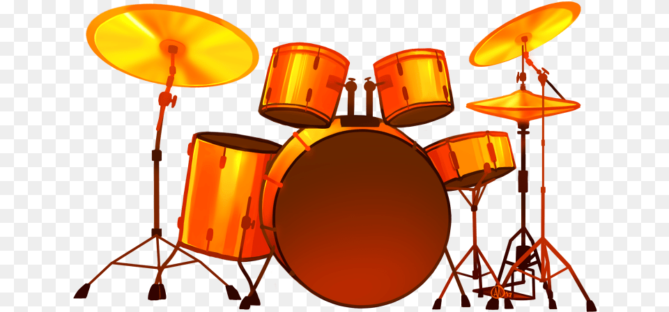 Orange Drum Set, Musical Instrument, Percussion, Appliance, Ceiling Fan Free Transparent Png