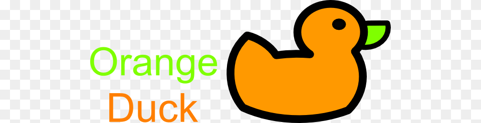 Orange Duck Software Clip Art, Animal, Bird Free Png Download