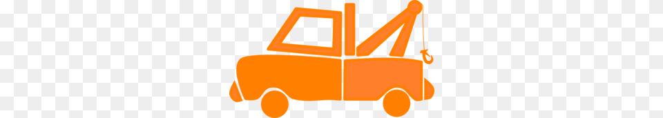 Orange Dump Truck Clip Art, Tow Truck, Transportation, Vehicle Free Png
