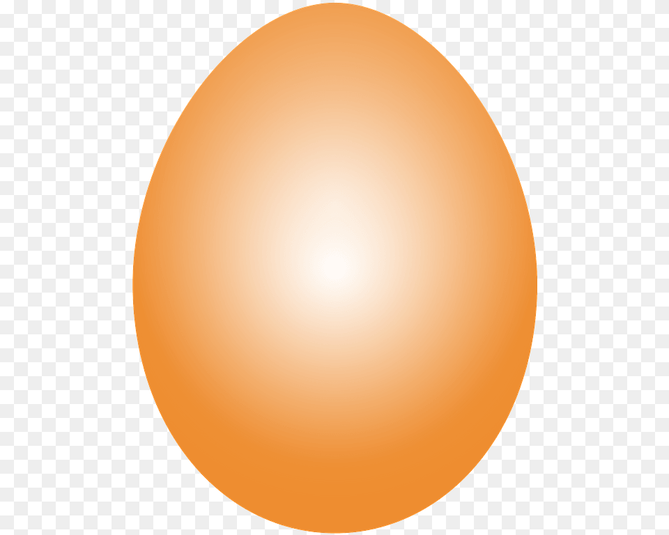 Orange Easter Egg Clipart Transparent Circle, Food Free Png Download