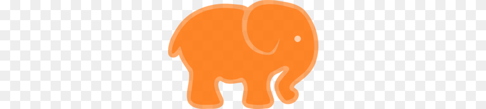 Orange Elephant Clip Art, Animal, Mammal, Wildlife Free Transparent Png