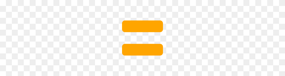 Orange Equal Sign Icon Png