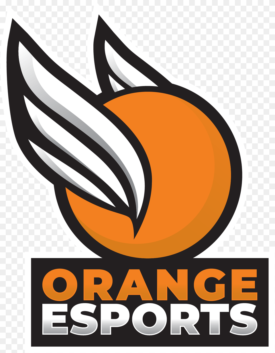 Orange Esports Orange Esports Logo, Advertisement, Citrus Fruit, Produce, Food Free Transparent Png