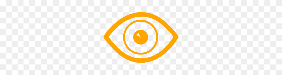 Orange Eye Icon, Art Png Image