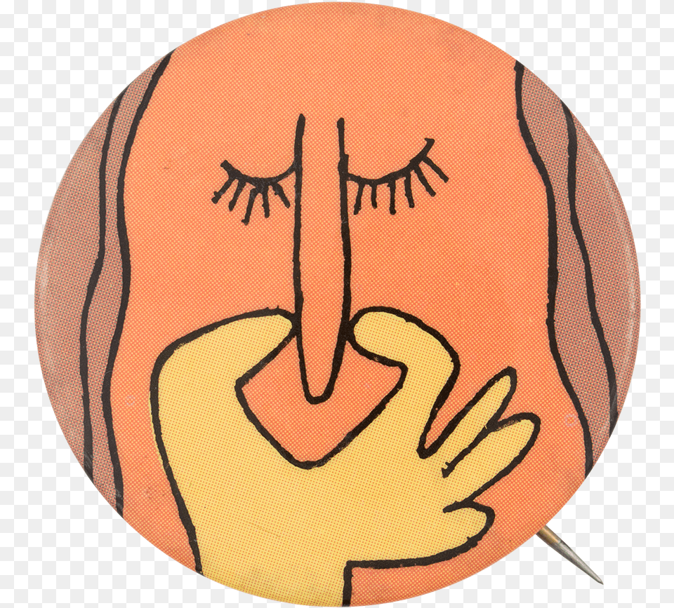 Orange Face Holding Nose Art Button Museum Clipart, Massage, Person, Body Part, Hand Png