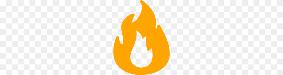 Orange Fire Icon, Art Free Png Download