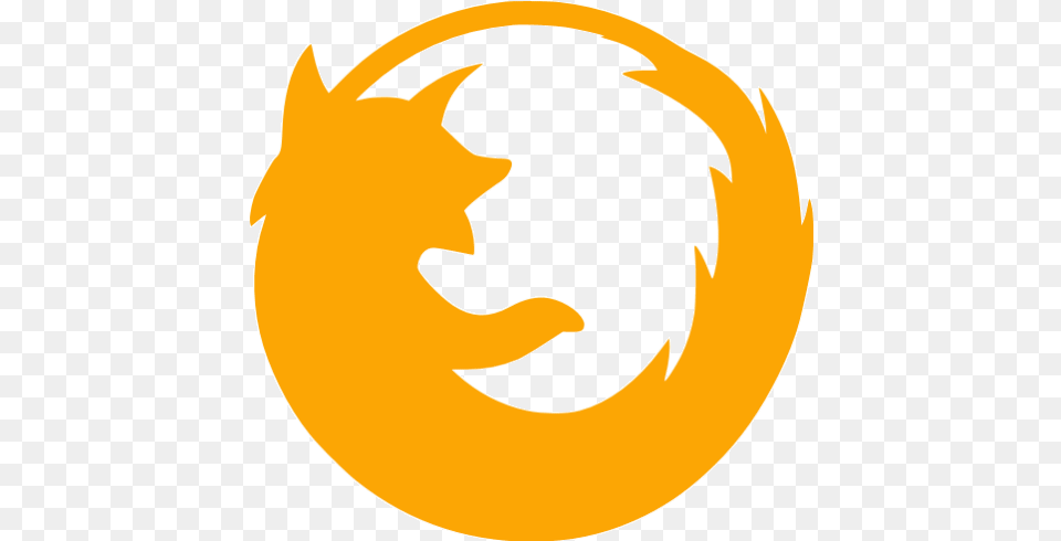 Orange Firefox Icon Firefox Grayscale Icon, Logo, Leaf, Plant, Symbol Free Png