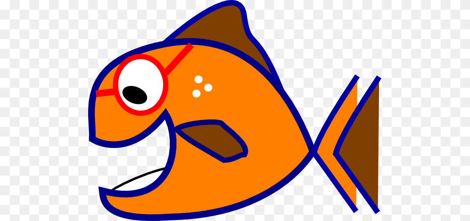 Orange Fish Clip Art, Animal, Sea Life Free Transparent Png