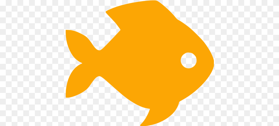 Orange Fish Icon Orange Fish Icon, Animal, Sea Life, Goldfish, Shark Free Png Download