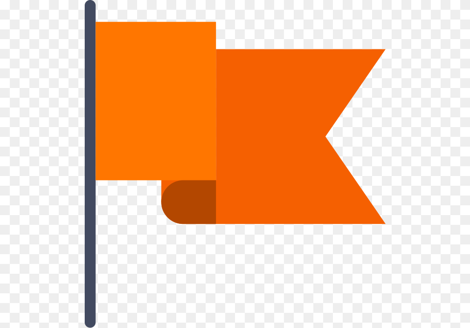 Orange Flag Graphic Design, Logo, Text Free Png