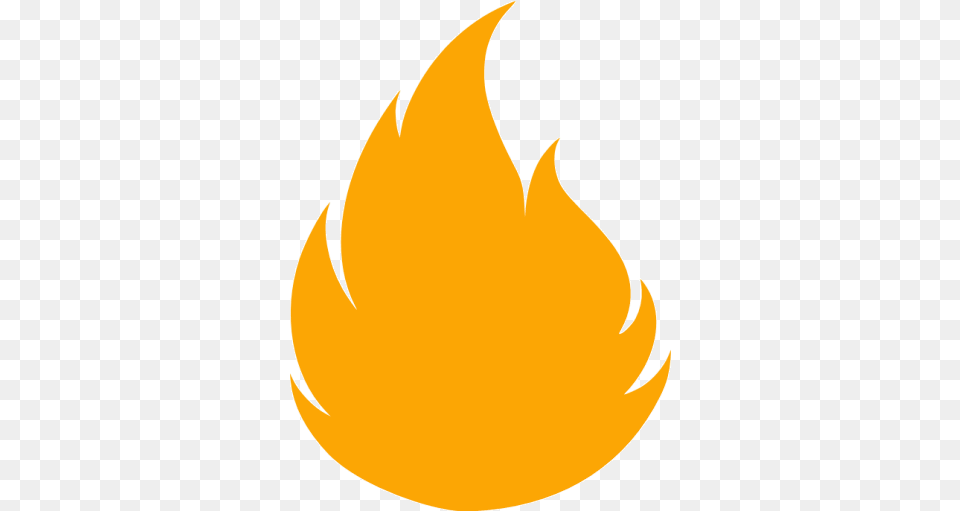 Orange Flame 2 Icon Orange Flame Icons Fire Icon Red, Leaf, Plant, Astronomy, Moon Free Transparent Png