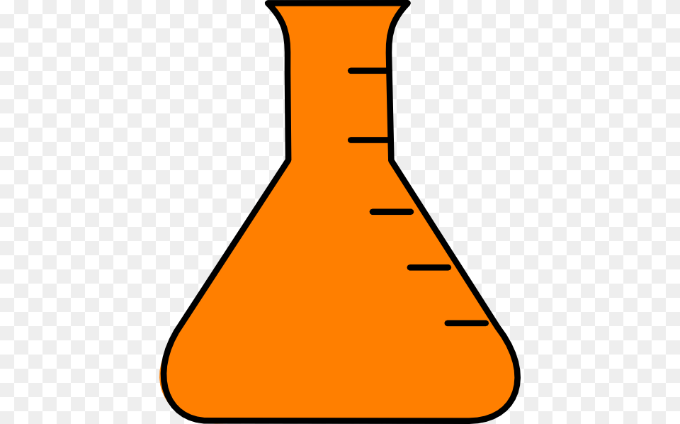 Orange Flask Clip Art, Jar, Pottery, Vase, Cone Free Png