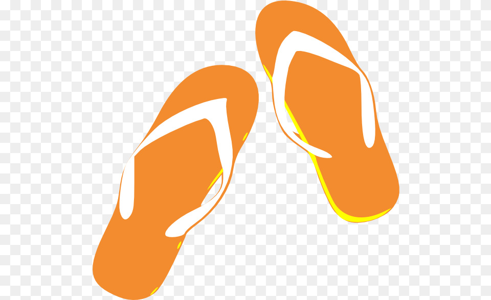 Orange Flip Flops Clip Art Vector Clip Art Flip Flop Cartoonss, Clothing, Flip-flop, Footwear Free Transparent Png