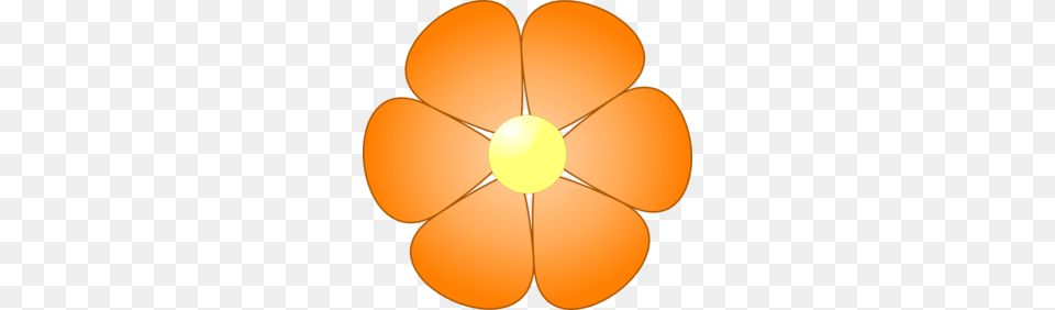 Orange Flower Clip Art, Nature, Sun, Sky, Outdoors Free Transparent Png