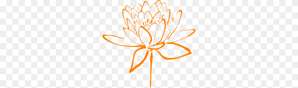 Orange Flower Clip Arts For Web, Dahlia, Plant Png