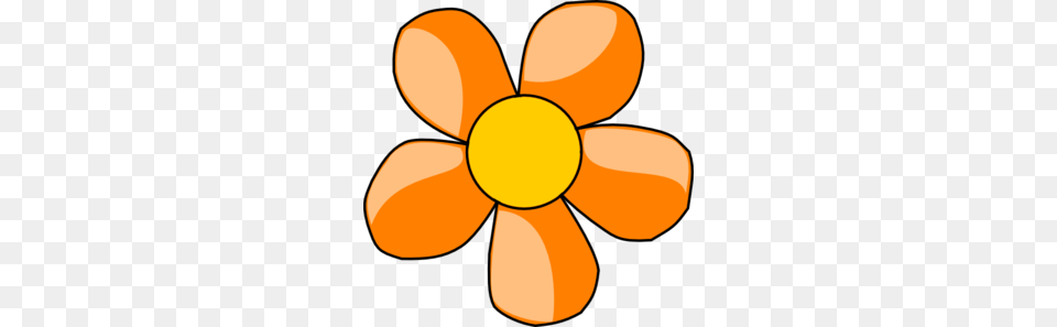 Orange Flower Clipart Clip Art, Daisy, Plant, Petal, Machine Free Png