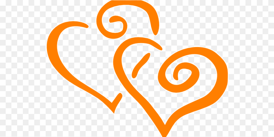 Orange Flower Clipart Heart Happy National 50th Wedding Anniversary Clipart Png Image